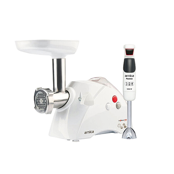 Arnica 2'li Set Promeat Grande Et Kıyma Makinesi ve Panna Çubuk Blender - 1
