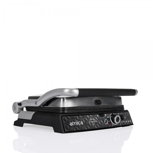 Arnica Diamond Granit Izgaralı Tost Makinesi İnox - 3