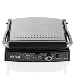 Arnica Diamond Granit Izgaralı Tost Makinesi İnox - 7