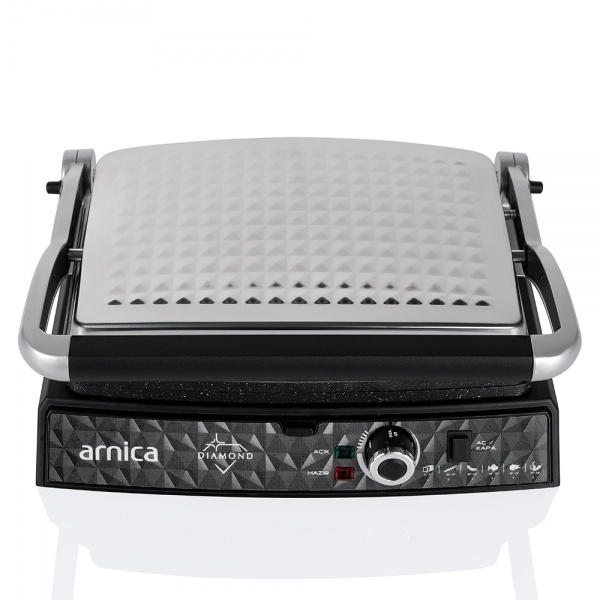 Arnica Diamond Granit Izgaralı Tost Makinesi İnox