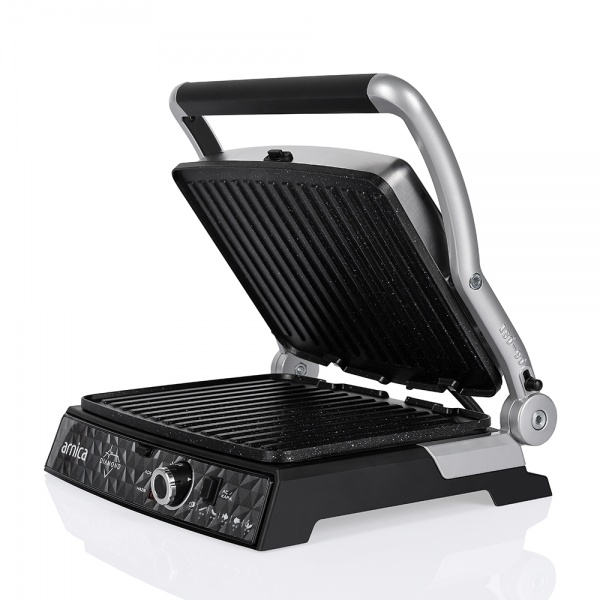 Arnica Diamond Granit Izgaralı Tost Makinesi İnox - 14