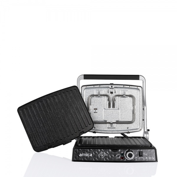 Arnica Diamond Granit Izgaralı Tost Makinesi İnox - 17