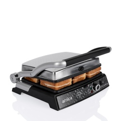 Arnica Diamond Granit Izgaralı Tost Makinesi İnox - 23