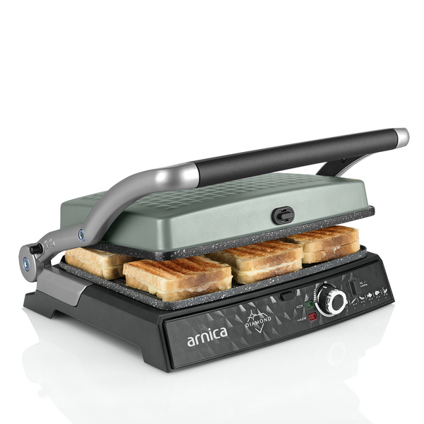 Arnica Diamond Granit Izgaralı Tost Makinesi Mint - 3