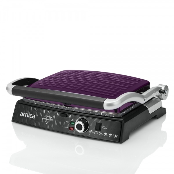 Arnica Diamond Granit Izgaralı Tost Makinesi Mor - 2