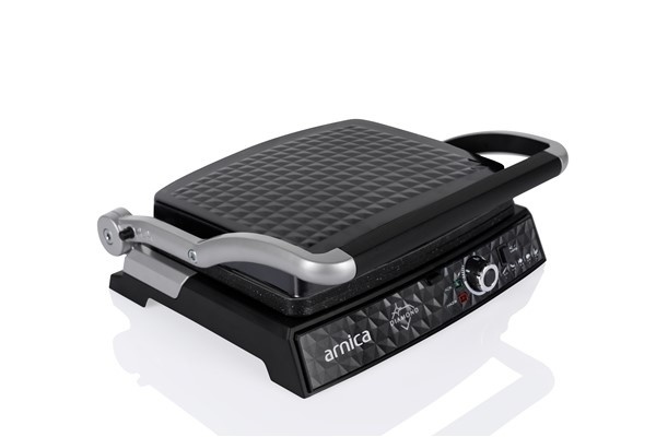 Arnica Diamond Granit Izgaralı Tost Makinesi Siyah - 2
