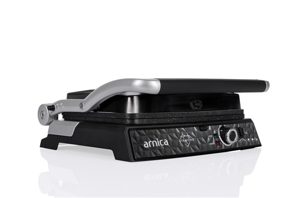 Arnica Diamond Granit Izgaralı Tost Makinesi Siyah - 6
