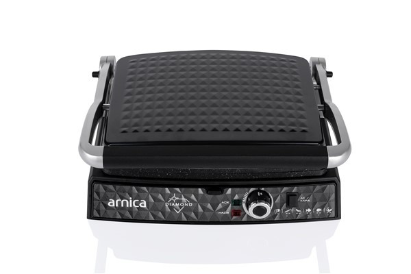 Arnica Diamond Granit Izgaralı Tost Makinesi Siyah - 10