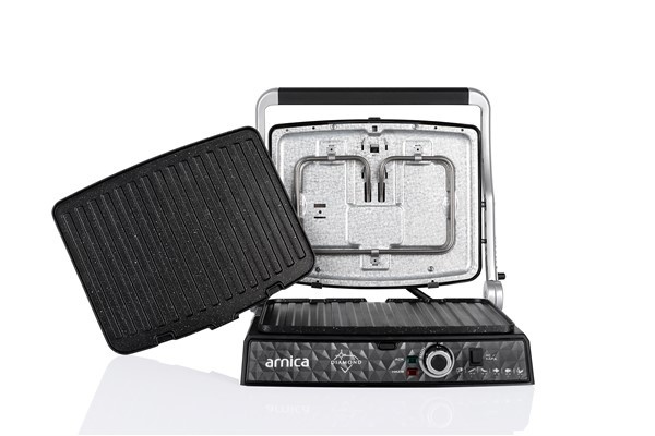 Arnica Diamond Granit Izgaralı Tost Makinesi Siyah - 19