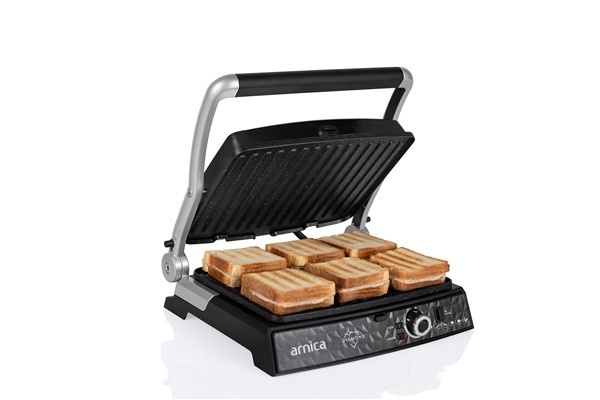Arnica Diamond Granit Izgaralı Tost Makinesi Siyah - 22