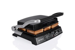 Arnica Diamond Granit Izgaralı Tost Makinesi Siyah - 3