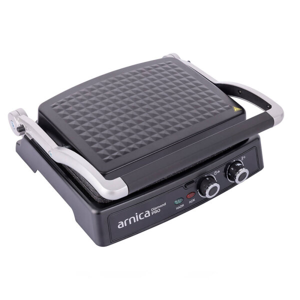 Arnica Diamond Pro Tost Makinesi Siyah - 1