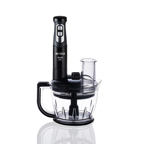Arnica Diva Pro Siyah Doğrayıcı Blender Seti - 2