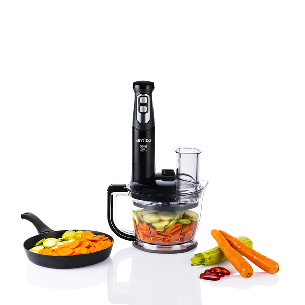 Arnica Diva Pro Siyah Doğrayıcı Blender Seti - 7