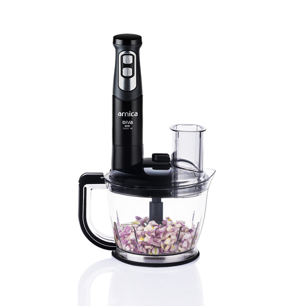 Arnica Diva Pro Siyah Doğrayıcı Blender Seti - 4