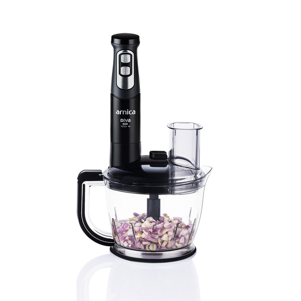 Arnica Diva Pro Siyah Doğrayıcı Blender Seti