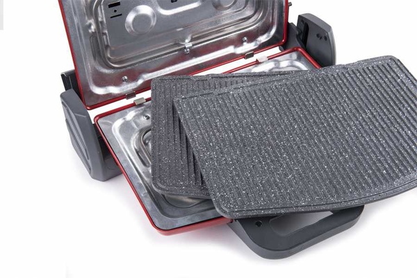 Arnica Ayvalık Granit Izgaralı Tost Makinesi Kırmızı - 15