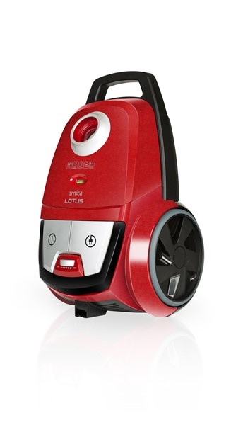 Arnica Lotus Turbo ET14280 Toz Torbalı Elektrikli Süpürge Kırmızı