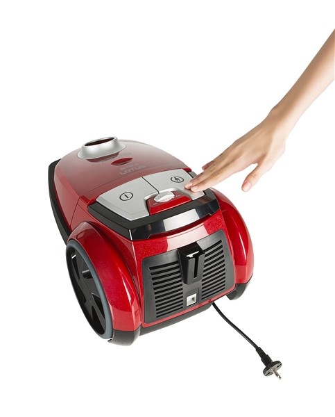 Arnica Lotus Turbo ET14280 Toz Torbalı Elektrikli Süpürge Kırmızı