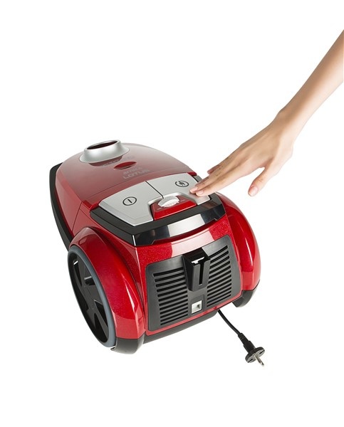 Arnica Lotus Turbo ET14280 Toz Torbalı Elektrikli Süpürge Kırmızı