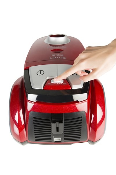 Arnica Lotus Turbo ET14280 Toz Torbalı Elektrikli Süpürge Kırmızı