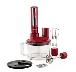 Arnica Master Cook El Blender Seti Kırmızı - Thumbnail