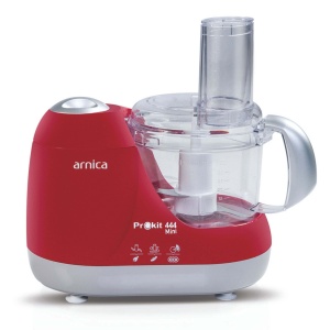 Arnica Prokit 444 Mini Mutfak Robotu Kırmızı 