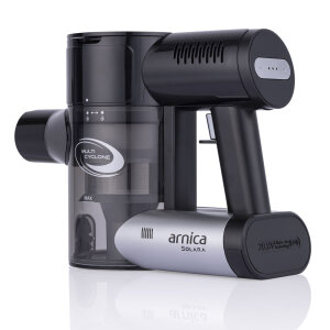 Arnica Solara Şarjlı Dik Süpürge Siyah - 12