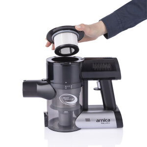 Arnica Solara Şarjlı Dik Süpürge Siyah - 14