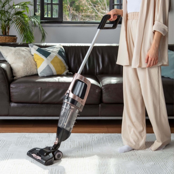 Arnica Süpürgeç e-max ET11200 2’in 1 Şarjlı Dik Süpürge Rose - 5