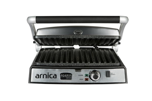 Arnica Tostit Maxi Granit Izgaralı Tost Makinesi Inox - 5