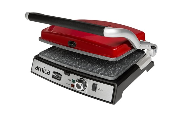 Arnica Tostit Maxi Granit Izgaralı Tost Makinesi Kırmızı - 6