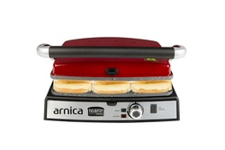 Arnica Tostit Maxi Granit Izgaralı Tost Makinesi Kırmızı - 12